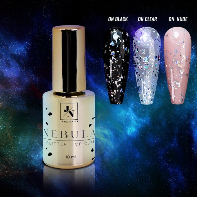 Nebula glitter top coat 10ml