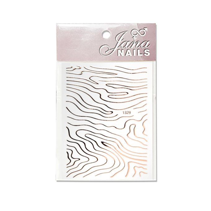 NAIL STICKERS -LINES ROSE GOLD