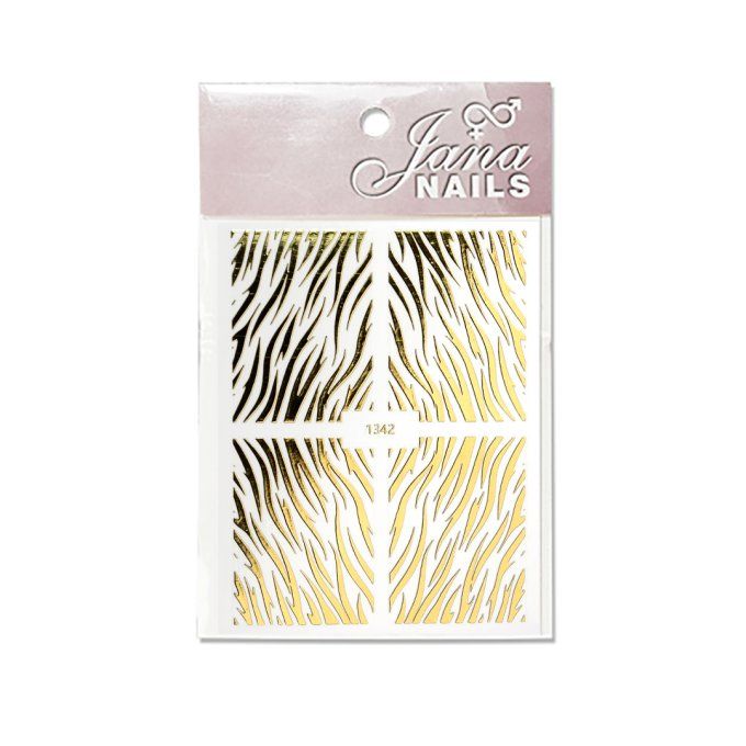 NAIL STICKERS -ANIMAL PRINT N°3 GOLD