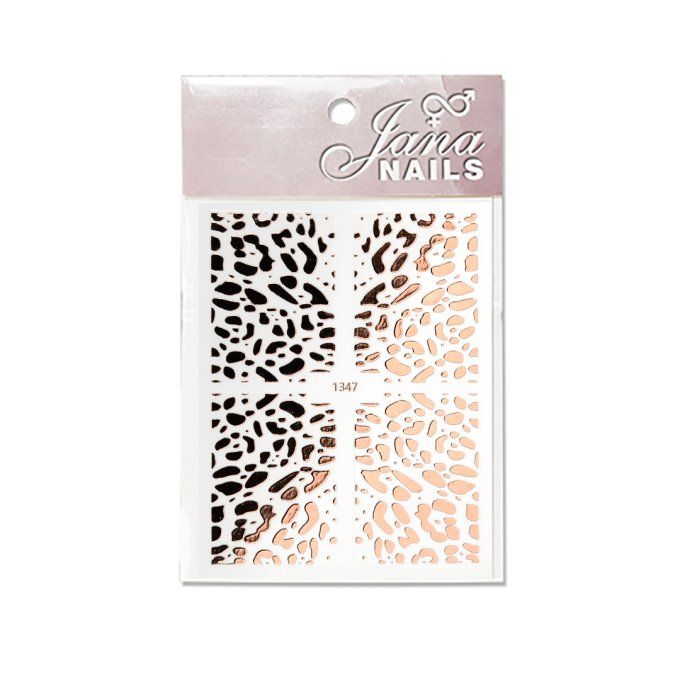 NAIL STICKERS -ANIMAL PRINT N°6 ROSE GOLD