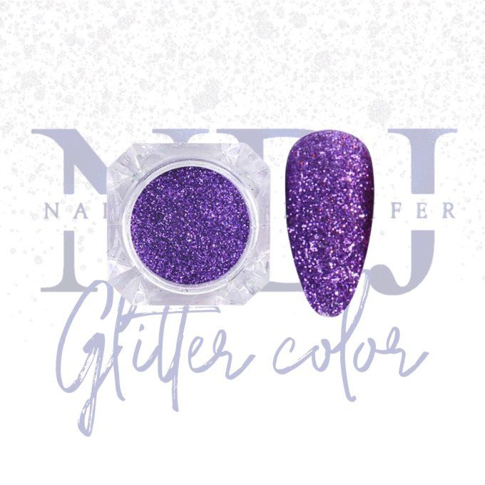 Glitter Dark Violet