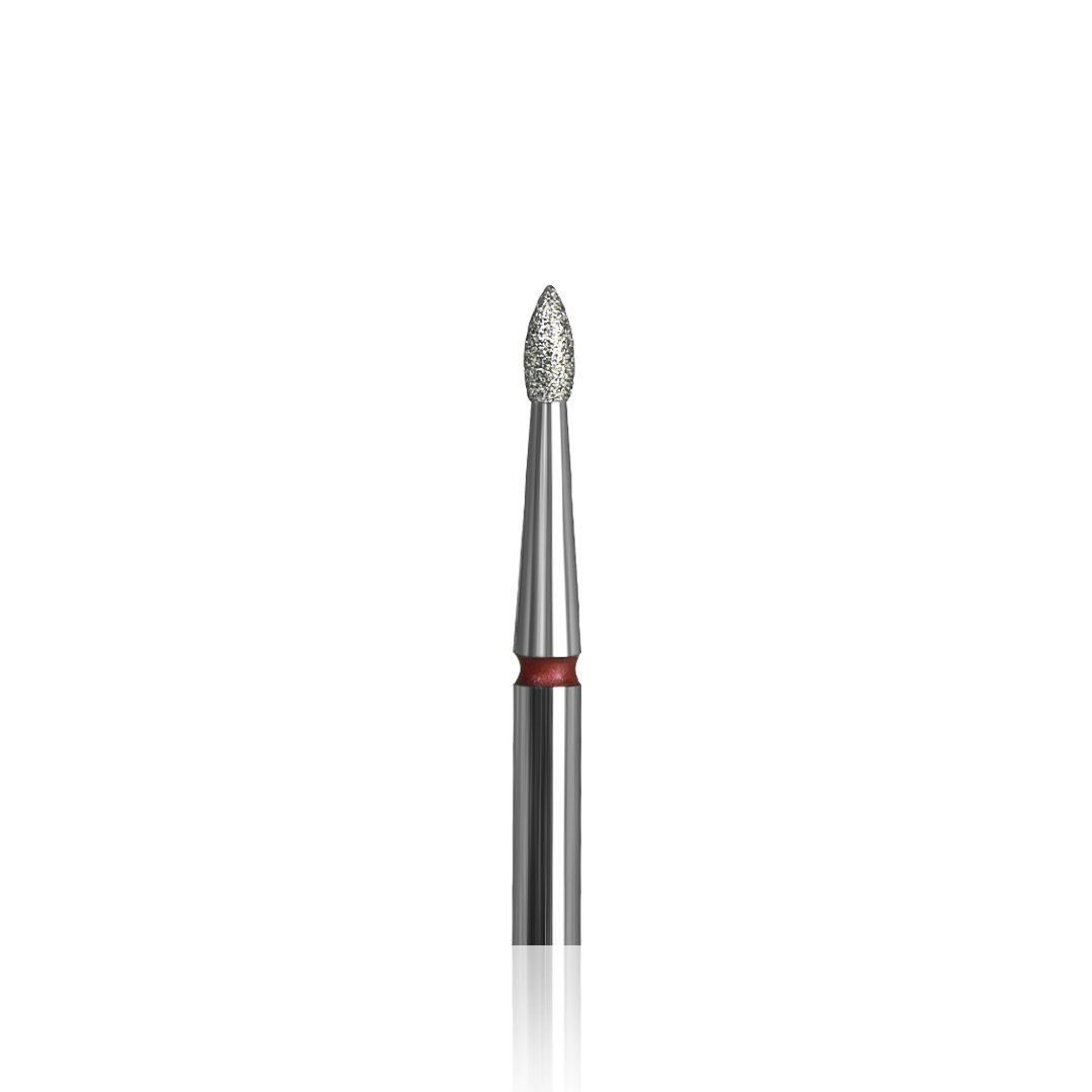 Embout diamant  #flame extra small red