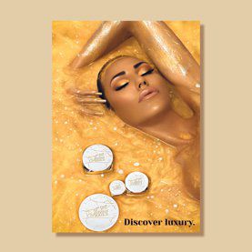 Poster "Discover Luxury" - gold